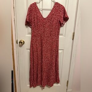Pink, floral , Old Navy L dress